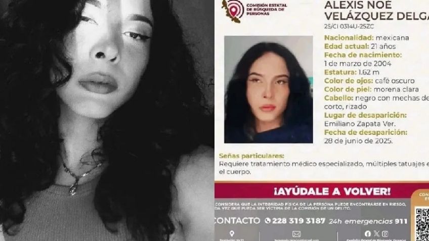 Encuentran en Veracruz a mujer trans, Alexis Noé sin vida tras encontrarse desaparecida