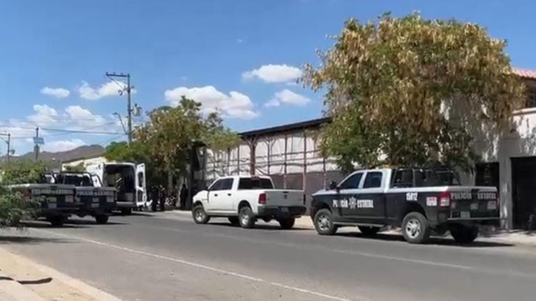 Balacera y persecución al norte de Hermosillo deja al menos un muerto