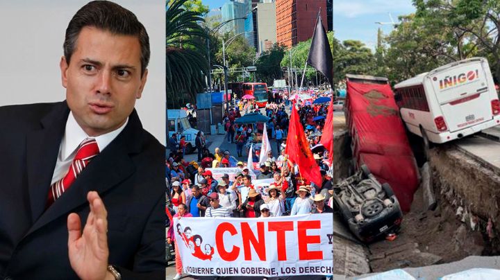 TOP 3: EPN habría recibido sobornos, socavón gigante en Guadalajara y SEP vs. CNTE