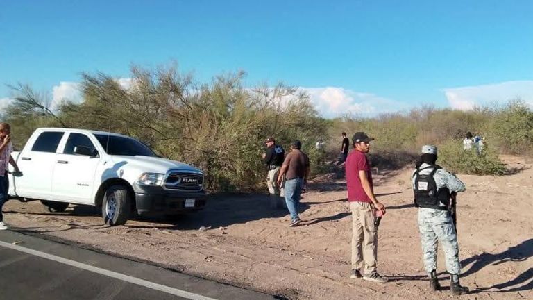 Los cuerpos fueron encontrados en Costa de Hermosillo 