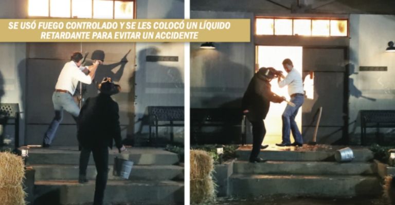 Fernando Colunga es captado al entrar en granero en llamas e impacta a Televisa