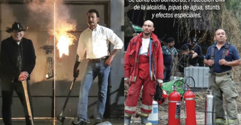 Fernando Colunga es captado al entrar en granero en llamas e impacta a Televisa