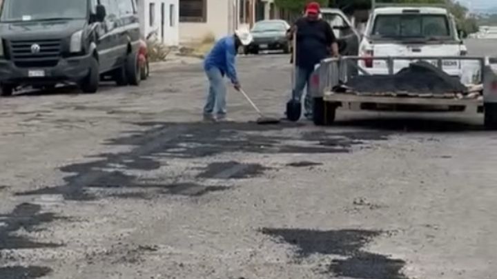 Vecinos se unen para el arreglo de su calle en Navojoa