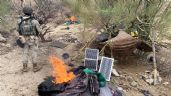 Foto ilustrativa de la nota titulada Destruyen campamentos del narco al norte de Sonora; aseguran a hombre y armas largas