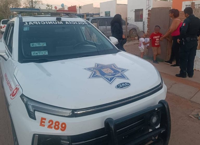 La policía puso bajo resguardo a la menor 