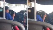 Foto ilustrativa de la nota titulada VIDEO: Captan a un niño mientras conducía una unidad del trasporte público en Durango