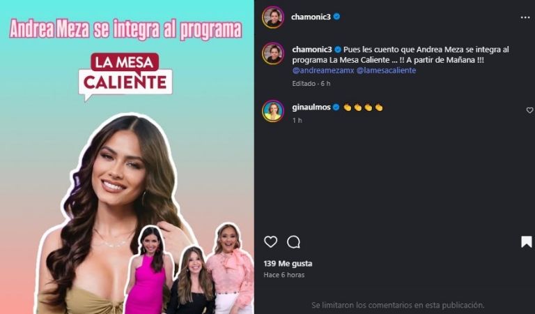 Jacqueline Martínez asegura que es Andrea Meza 