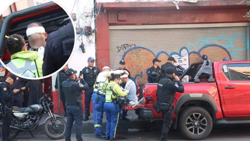 Lo querían asaltar: Sujetos alcoholizados golpean a comerciante en la alcaldía Cuauhtémoc