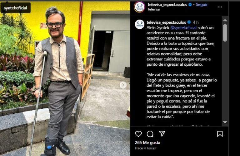 Publicación de Televisa 