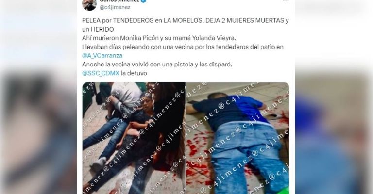 Una madre y su hija fueron asesinadas por una pelea por unos tendederos de ropa