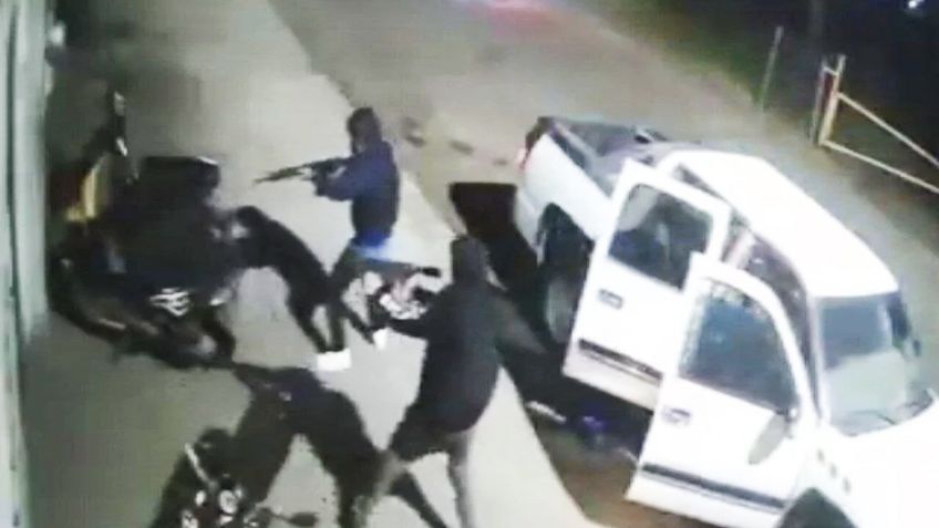 Masacre en Guanajuato: Cámara de seguridad capta balacera en bar que dejó ocho muertos