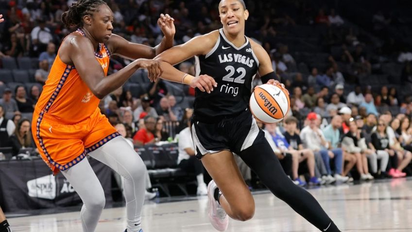Noche histórica para A'ja Wilson: es la primera con un doble-doble de 30-20 en la WNBA