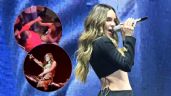 Foto ilustrativa de la nota titulada Belinda sorprende al bajar del escenario para cantar con fan en silla de ruedas