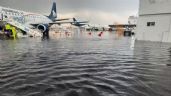 Foto ilustrativa de la nota titulada Caos en el Aeropuerto de CDMX: 19 mil 500 pasajeros afectados por cancelaciones tras la intensa lluvia