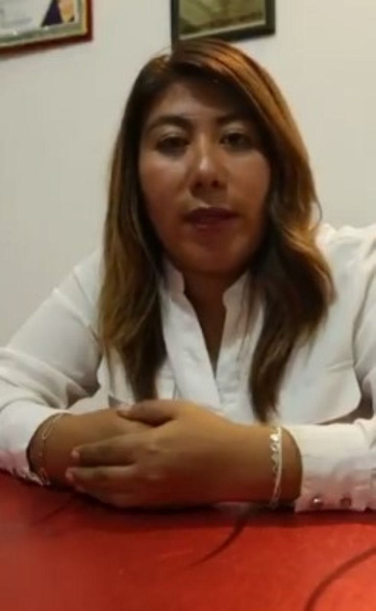 Nathaly Chávez García pide disculpas 