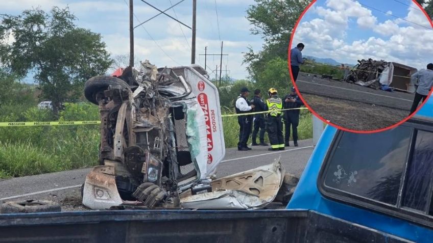 Tragedia en Sinaloa: Pierde la vida repartidor de gas en devastador accidente en Mocorito