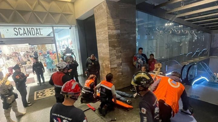 Accidente en CDMX: Dos heridos tras desplome de elevador en exclusiva Plaza Mítikah