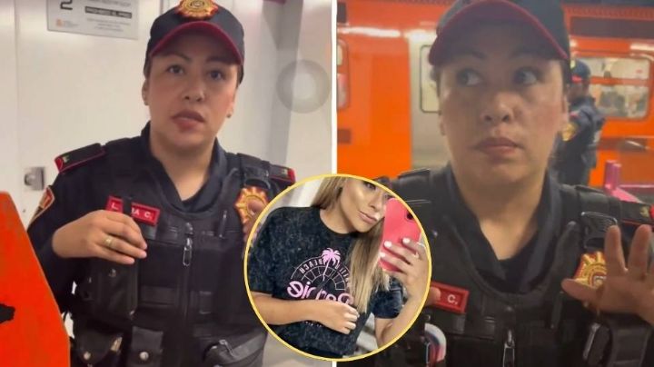 Mujer trans exhibe en VIDEO a una oficial por negarle viajar en vagón exclusivo del Metro