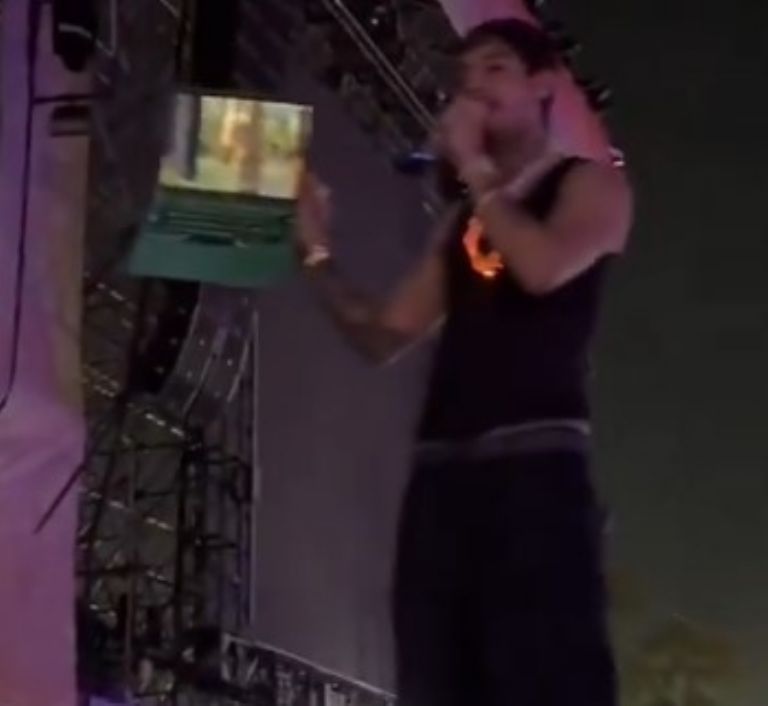 Captura del video que circula en redes 