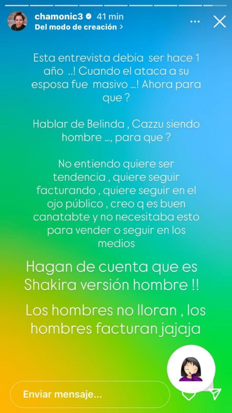 Jacqueline Martínez en Instagram 