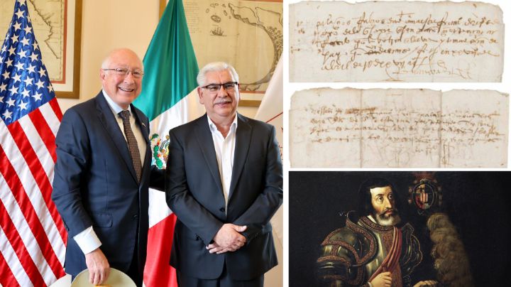 FBI localiza y entrega a México manuscrito de Hernán Cortés tras 30 años de desaparición