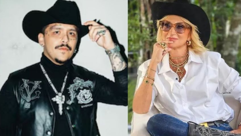 Christian Nodal, furioso con Adela Micha por soltar entrevista; dejó de seguirla en redes