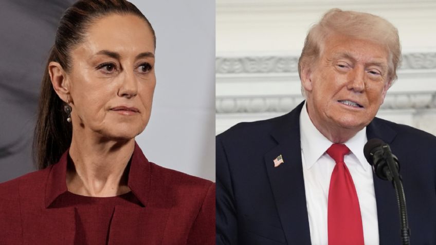 Sheinbaum se ríe y responde a polémica de Trump: "El único que manda en México es el pueblo"