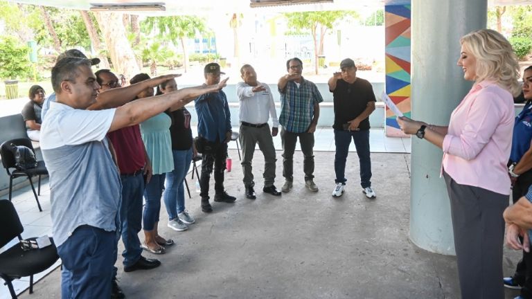 Consejo de Contraloría Social toma protesta para supervisar trabajos en Parque Infantil y Laguna del Náinari en Cajeme