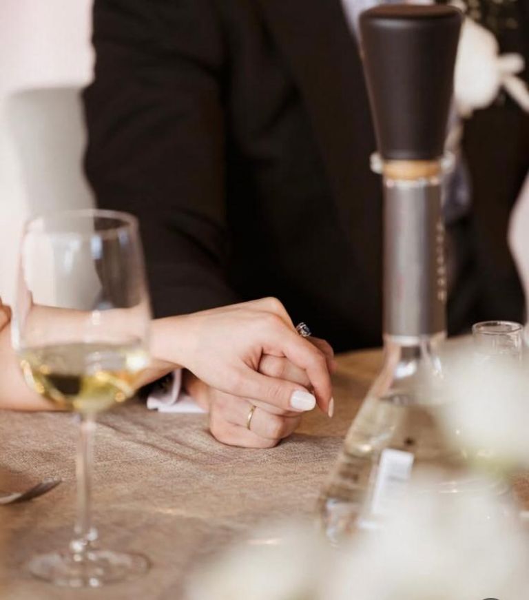 Las románticas fotografías que subieron a Instagram 