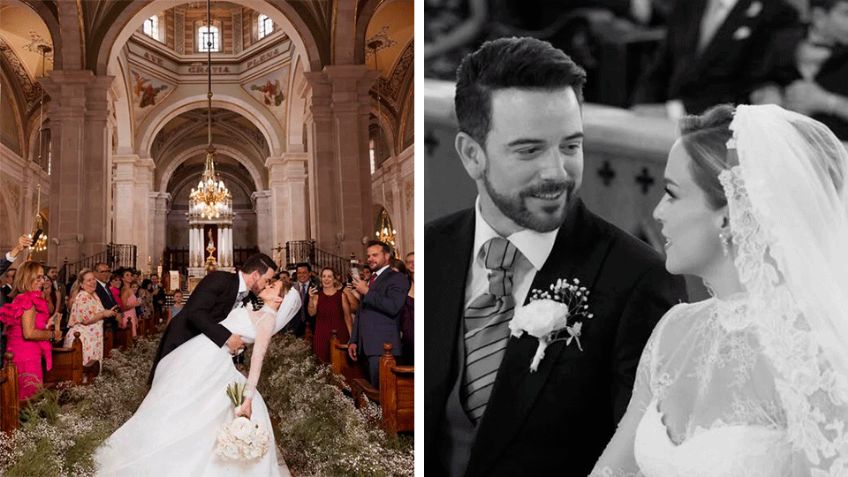 FOTOS: Emotiva ceremonia religiosa de Mane de la Parra y Ligia Uriarte en Durango