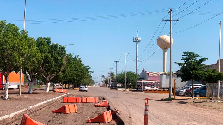 Por modificación al proyecto se retrasan trabajos en el bulevar Circunvalación del Parque Industrial de Ciudad Obregón