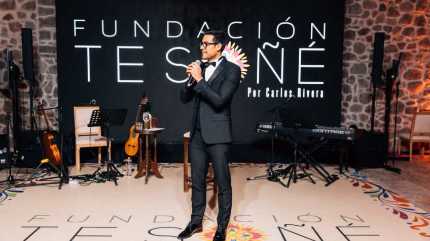 Carlos Rivera motiva con su fundación: "Tenemos que seguir diciendo que sí se puede"