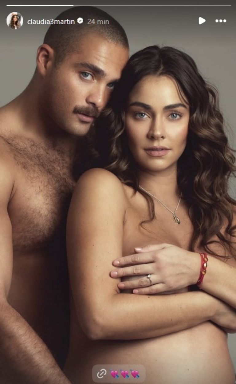 Claudia Martin confirmó que será madre junto a Carlos Said