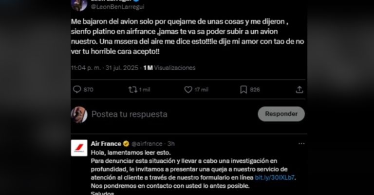 León Larregui denuncia discriminación a aerolínea pero afirman que lo bajaron por ir ebrio