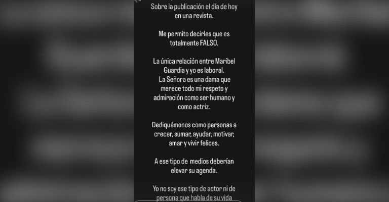 Maribel Guardia y Emmanuel Orenday hablan de su presunto amorío