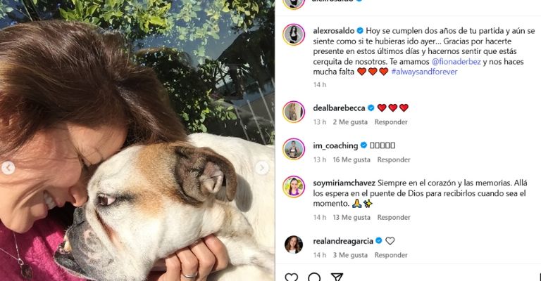 Alessandra Rosaldo sufre dolorosa muerte y estrellas de Televisa se unen a su dolor