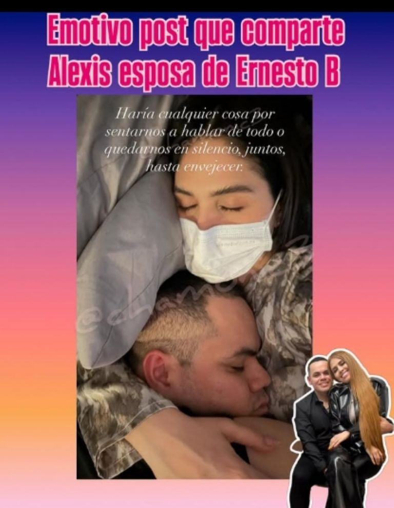 Fotografía que subió a sus redes sociales 