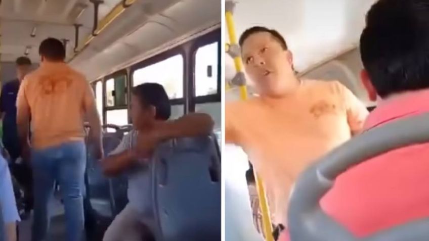 Exhiben a concesionario de la Línea 15 por discutir con pasajero en Ciudad Obregón