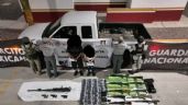 Foto ilustrativa de la nota titulada Golpe al crimen en Sonora: Ejército y Guardia Nacional decomisan arsenal; hay dos detenidos