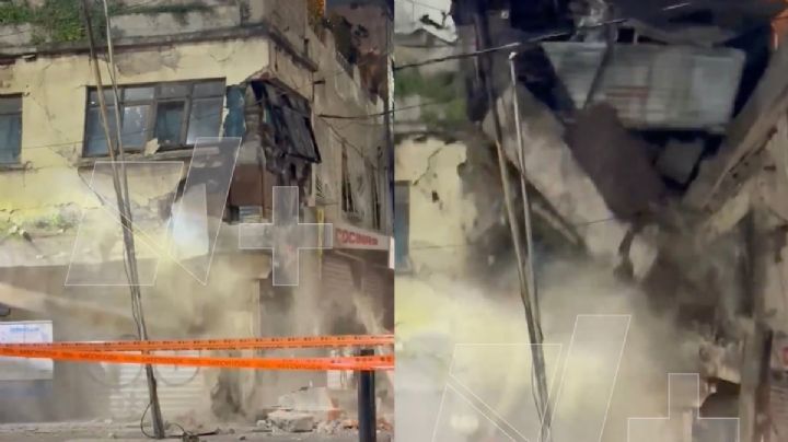 (VIDEO) Alerta en la GAM: Derrumbe en Calzada de los Misterios deja a 4 personas desalojadas