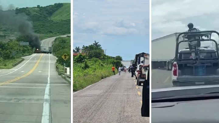 (VIDEOS) Reportan enfrentamientos armados y bloqueos carreteros al sur de Sinaloa