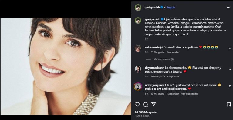 Publicación de Gael García 