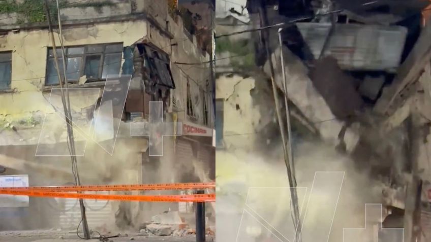 (VIDEO) Alerta en la GAM: Derrumbe en Calzada de los Misterios deja a 4 personas desalojadas