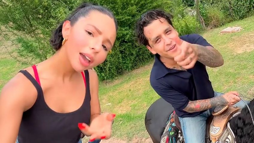 ¿Problemas con los Aguilar? Christian Nodal, captado al ignorar a Ángela Aguilar en evento