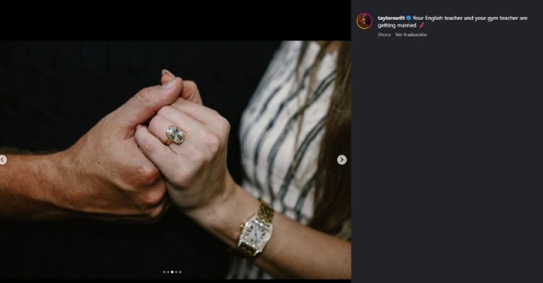 Taylor Swift confirma compromiso con Travis Kelce