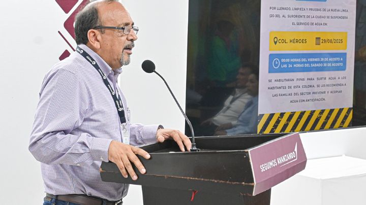 Habrá corte de agua en Los Héroes durante 48 horas; Oomapasc inicia pruebas en nueva línea del aquaférico