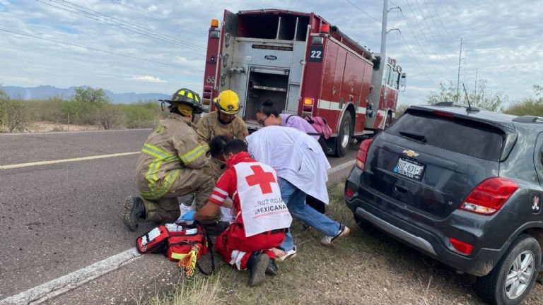 La mujer tuvo que ser atendida de emergencia 