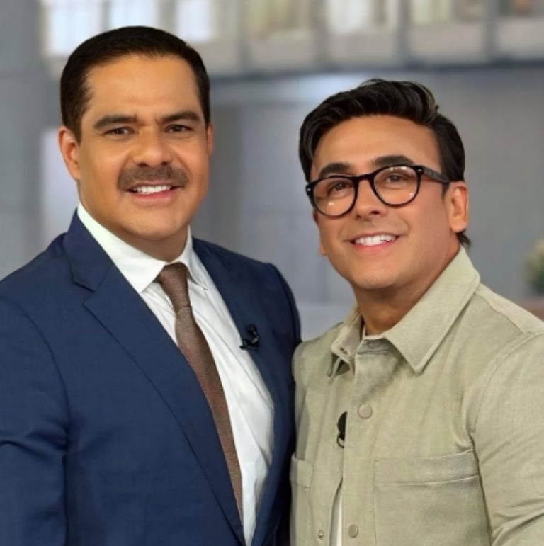 Adal Ramones con Javier Alatorre