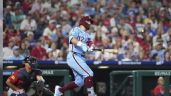 Foto ilustrativa de la nota titulada Kyle Schwarber entra a los libros de historia de la MLB en la victoria de los Philadelphia Phillies