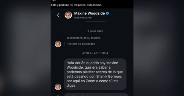 Adrián Marcelo arremete contra Maxine Woodside por este motivo